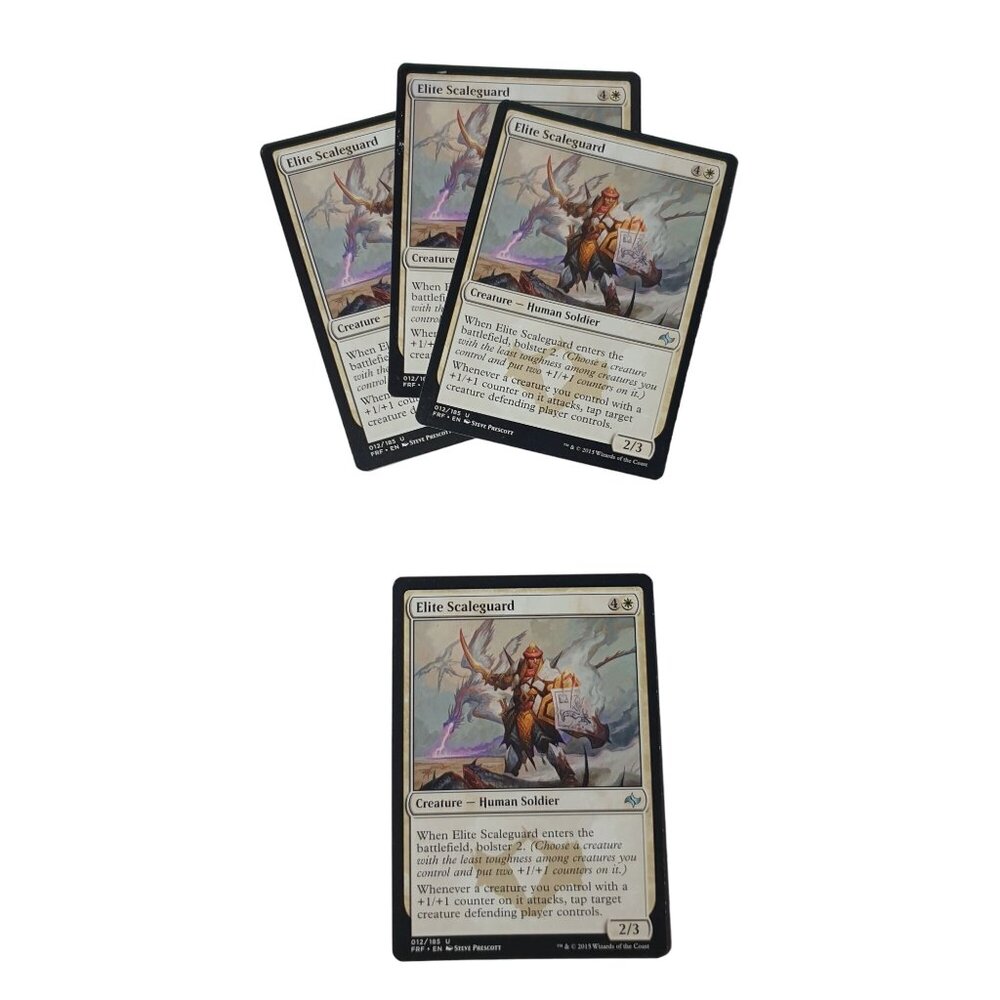Elite Scaleguard Creature Human Soldier MTG Card 012/185 U Magic The Gathering